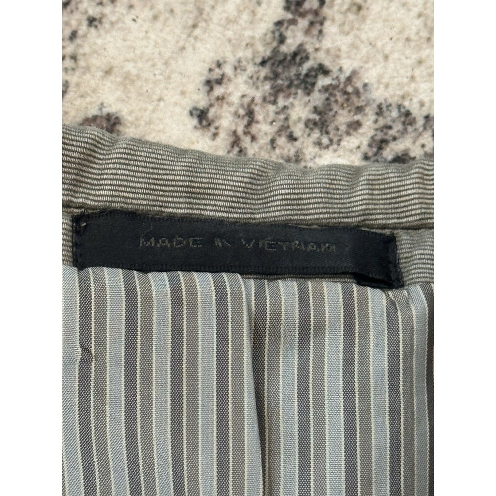 Andrew Fezza Assets 100% Cotton Blazer Sport Coat Men's 40R Light Taupe 2-Button - Picture 5 of 6